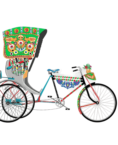 Rickshaw Wheel
